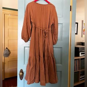 Hollow Bone Prairie Dress in Clay - OS